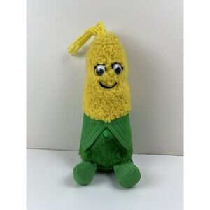 VINTAGE 1982 Del Monte Country Yumkin Cobbie Corn 13" plush toy Doll Kitschy